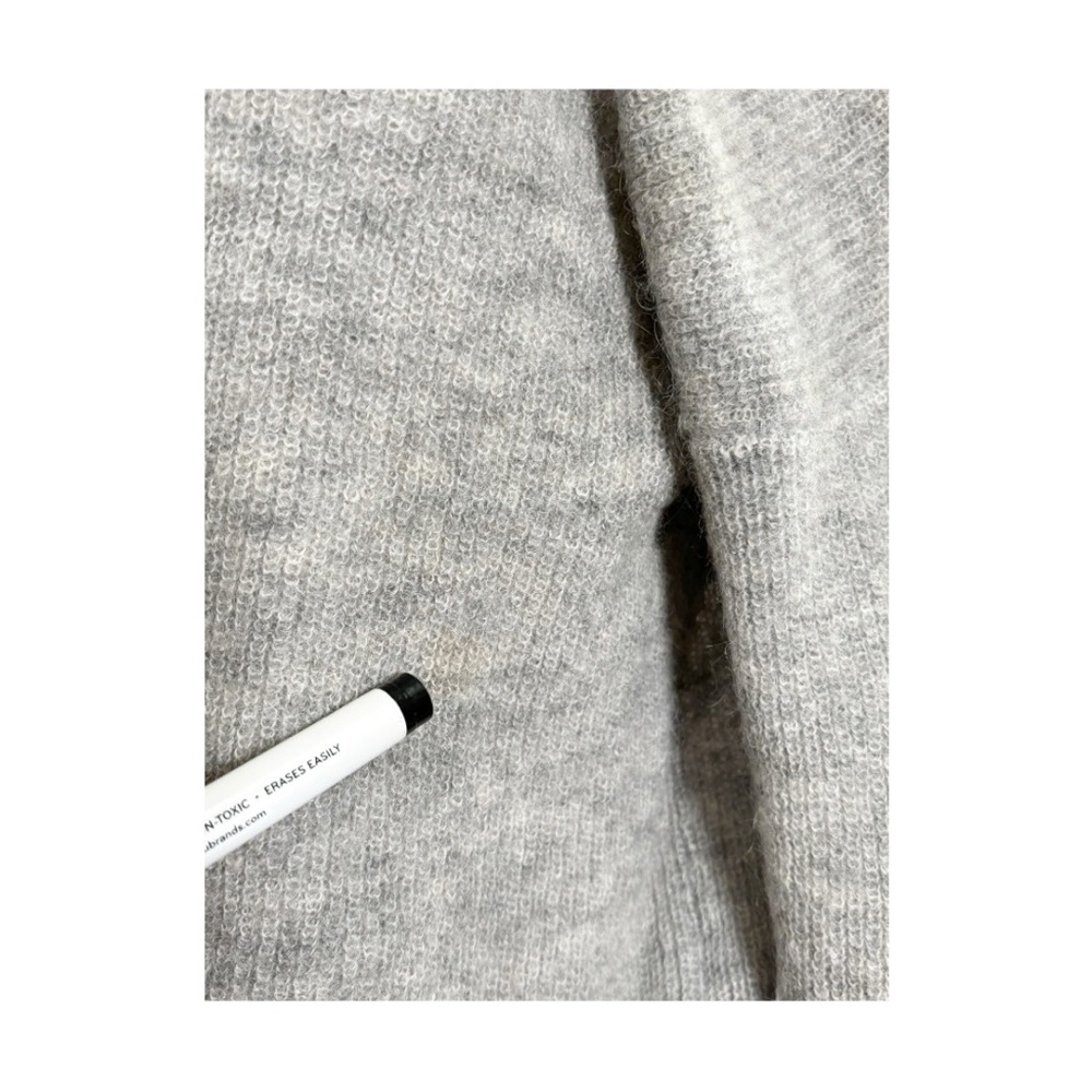 Sezane Gaspard Mottled  Mohair Baby Alpaca Cardigan Size Small - Picture 11 of 11